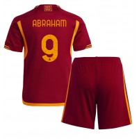 Camisa de time de futebol AS Roma Tammy Abraham #9 Replicas 1º Equipamento Infantil 2023-24 Manga Curta (+ Calças curtas)